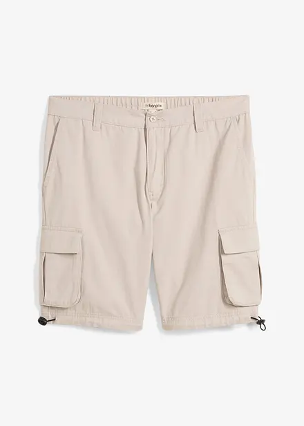 Bermuda cargo à taille élastiquée, Regular