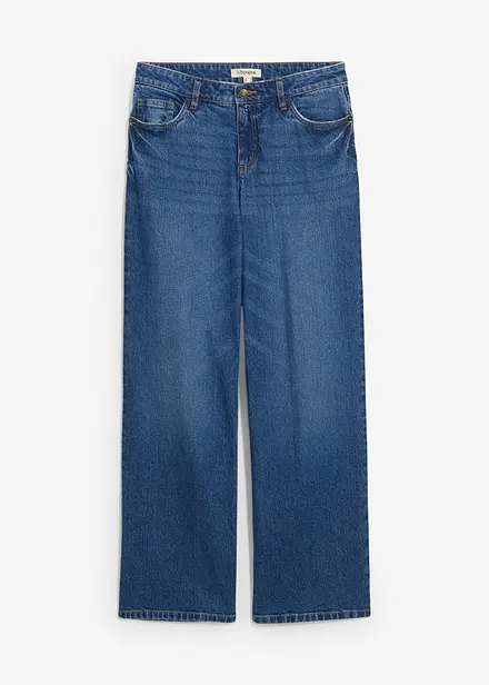 Jean droit taille mi-haute, loose