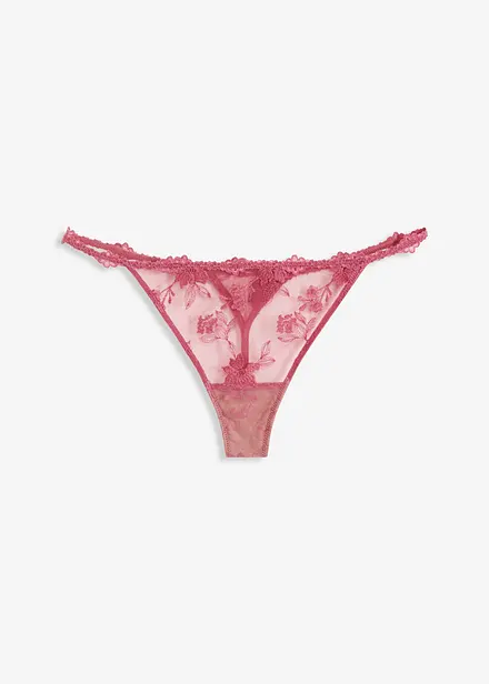 Tanga string à dentelle florale