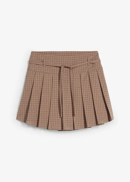 Jupe-short à plis creux