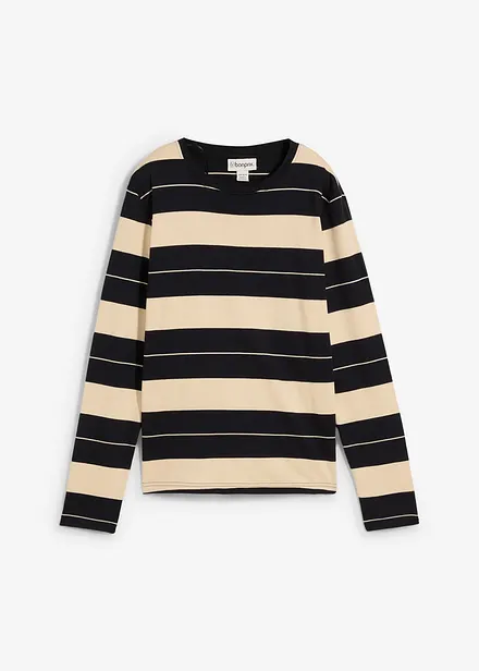 T-shirt manches longues en coton épais