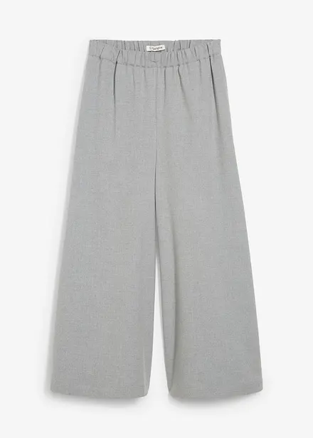 Jupe-culotte aspect laine