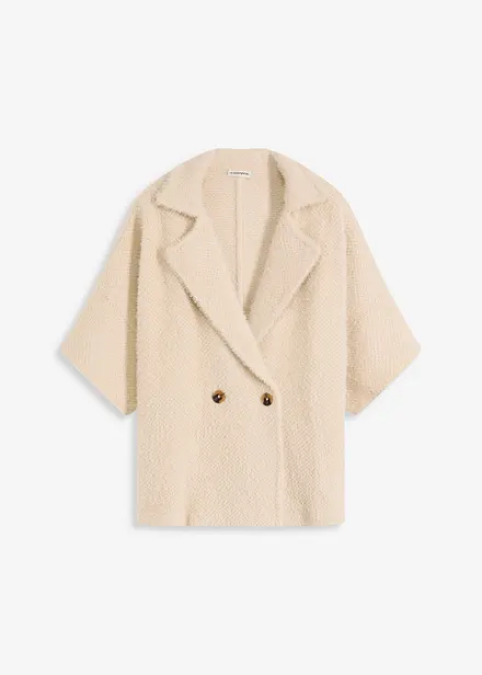 Gilet en maille poilue
