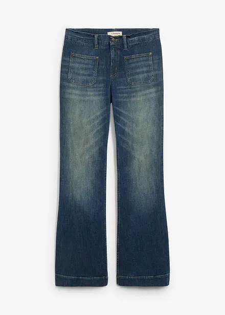 Jean flare taille mi-haute