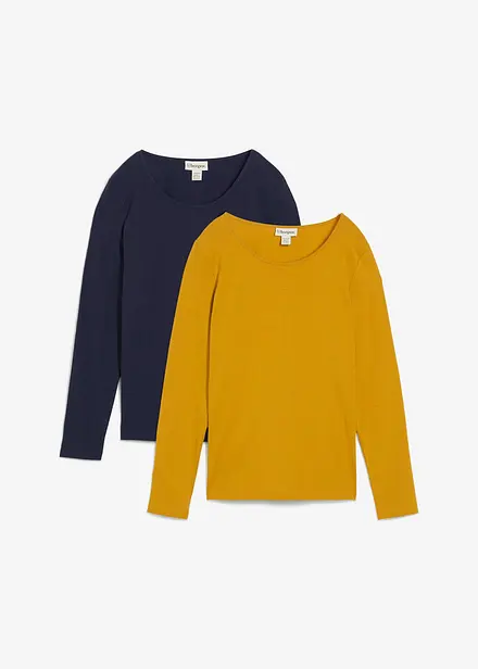 Lot de 2 T-shirts manches longues