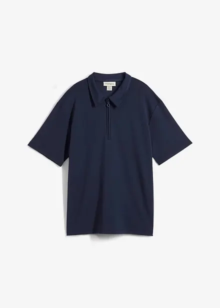 Polo en viscose mélangée