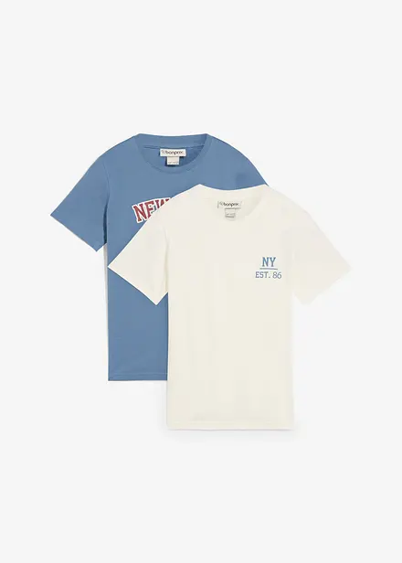 Lot de 2 T-shirts 100% coton