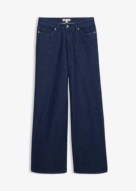 Jean large, taille mi-haute