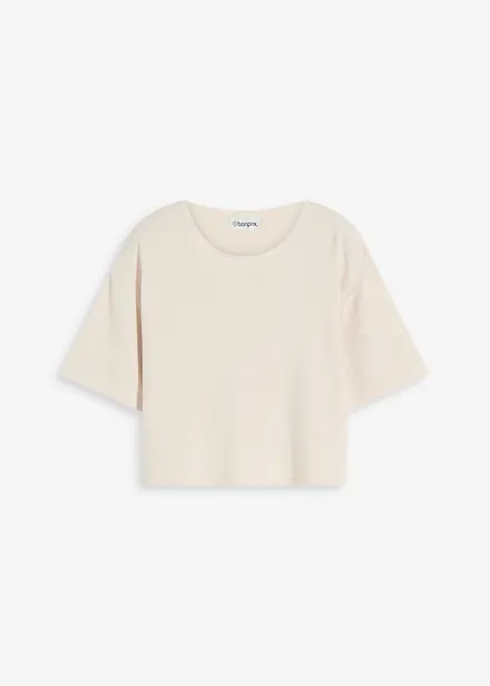 T-shirt court et boxy