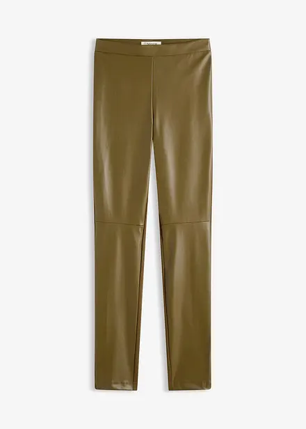 Pantalon bi-matière jersey milano et enduit devant