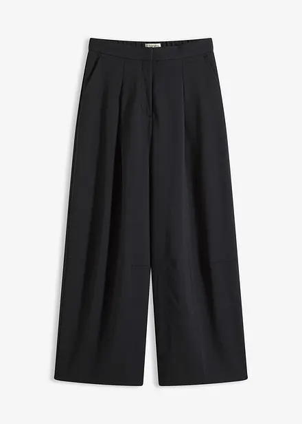 Pantalon barrel en viscose mélangée