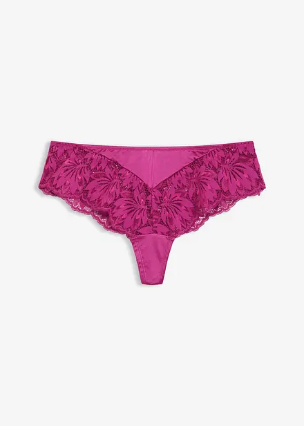 Shorty-string en matière brillante
