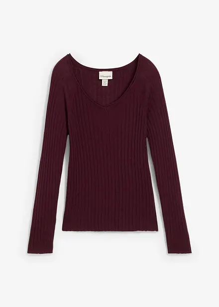 Pull en fine maille de laine mérinos