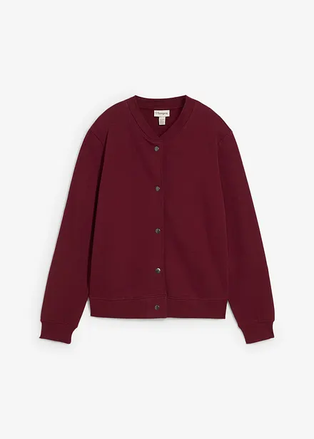 Blouson boutonné en molleton