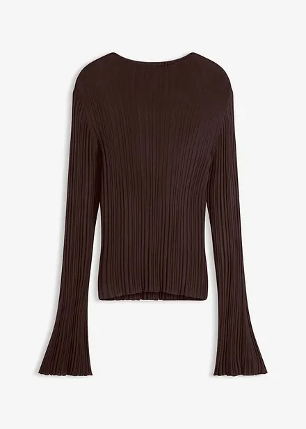 T-shirt en maille semi-transparent