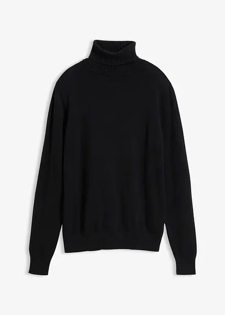Pull col roulé