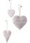 Décorations à suspendre en forme de cœurs (Ens. 3 pces.), bpc living bonprix collection