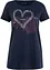 T-shirt coton à imprimé cœur, bonprix