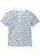 T-shirt à col Henley, 100% coton, bonprix
