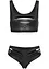 Brassière + slip ouvert en wetlook (ens. 2 pces), VENUS