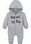 Combinaison sweat bébé à capuche coton, bonprix