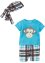 T-shirt bébé + bermuda + bandana (Ens. 3 pces.) coton bio, bpc bonprix collection