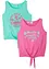 Lot de 2 tops 100% coton, bonprix