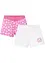 Lot de 2 shorts fille, bonprix