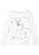 T-shirt fille manches longues coton, bonprix