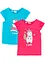 Lot de 2 T-shirts 100% coton, bonprix