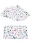 Lot de 4 sets de table avec imprimé fleurs, bonprix