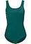 Maillot 1 pièce sculptant, maintien léger, avec plis décoratifs, bonprix