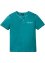 T-shirt col Henley, manches courtes et aspect délavé, bpc bonprix collection