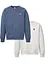 Lot de 2 sweatshirts, bonprix