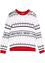 Pull en maille fille à motif norvégien, bpc bonprix collection