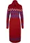 Robe midi en maille motif norvégien, bonprix