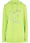 Sweat-shirt sport et féminin avec inscription métallisée, fentes latérales pour une plus grande liberté de mouvement, capuche., bonprix