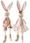 Lot de 2 figurines déco lapins, bonprix