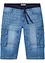 Bermuda long en jean, Loose Fit, bonprix