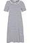 Robe en fil flammé avec poches en coton, longueur genou, bonprix