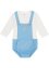 Combishort bébé et T-shirt manches longues en coton (Ens. 2 pces.), bpc bonprix collection