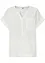 Blouse manches courtes en gaze de coton, bonprix