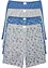 Lot de 4 boxers longs femme avec taille haute, avec coton, bonprix