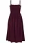 Robe en jersey avec smocks, longueur mollet, bonprix