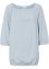 T-shirt coton avec encolure carrée et base élastiquée, mi-manches, bpc bonprix collection