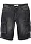 Bermuda en jean cargo, coupe loose, bonprix