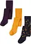 Lot de 3 collants enfant avec coton, bonprix