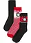 Lot de 3 paires de chaussettes thermo avec intérieur éponge doux et nœud en satin, bpc bonprix collection