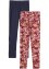Lot de 2 leggings fille avec motif floral, bpc bonprix collection