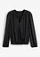Blouse en satin style portefeuille, bonprix